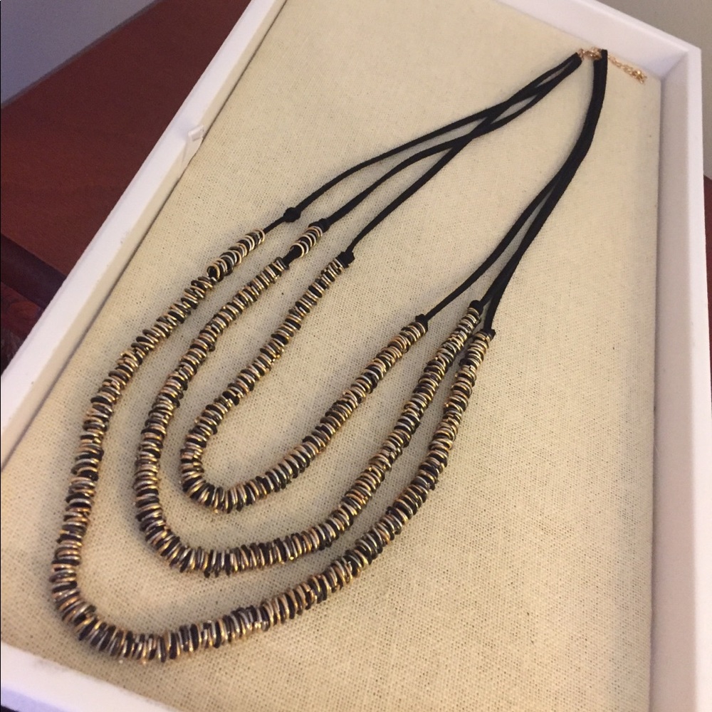 Black and gold necklace