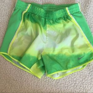 Nike Dri-fit Athletic Shorts xs Yellow Green
