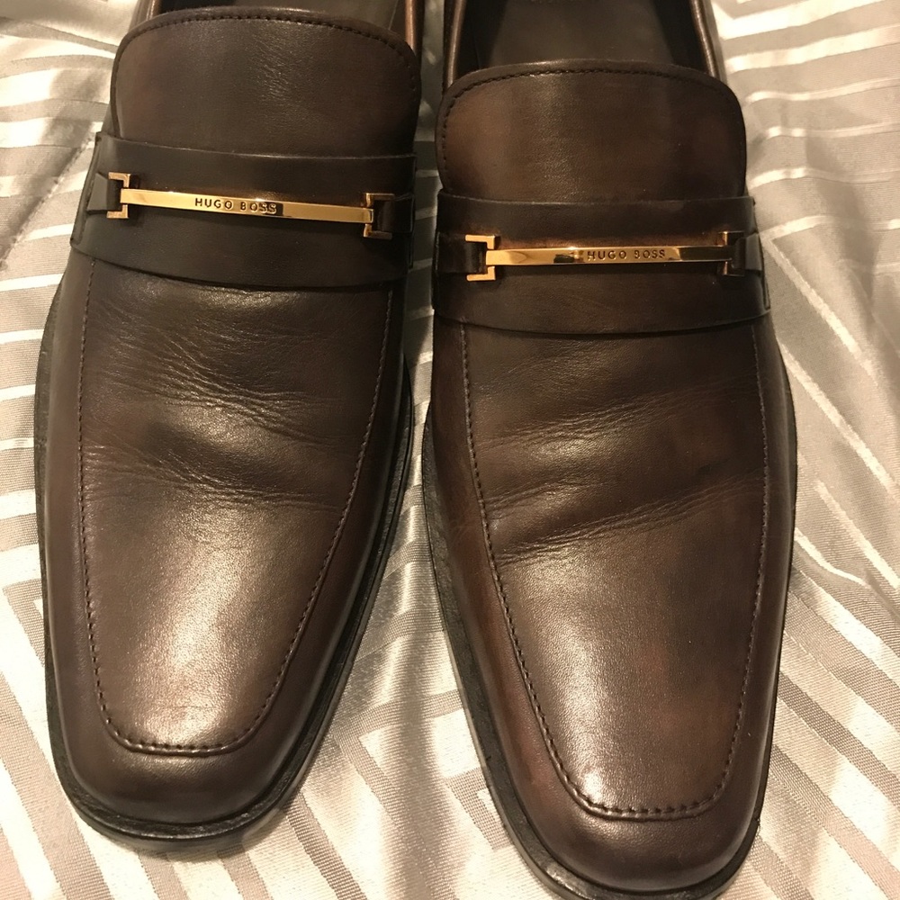 Hugo Boss brown shoes