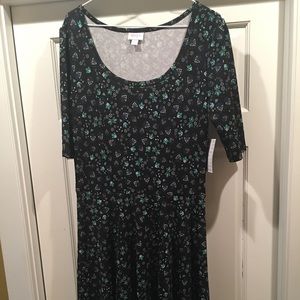 LulaRoe Nicole XL dress NWT