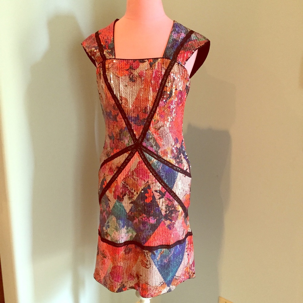 Nicole Miller (Saks) sequin dress