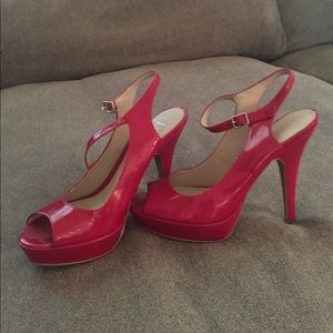 Red BCBG Heels