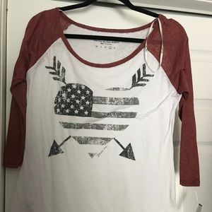 Miss Me size Large 3/4 sleeve