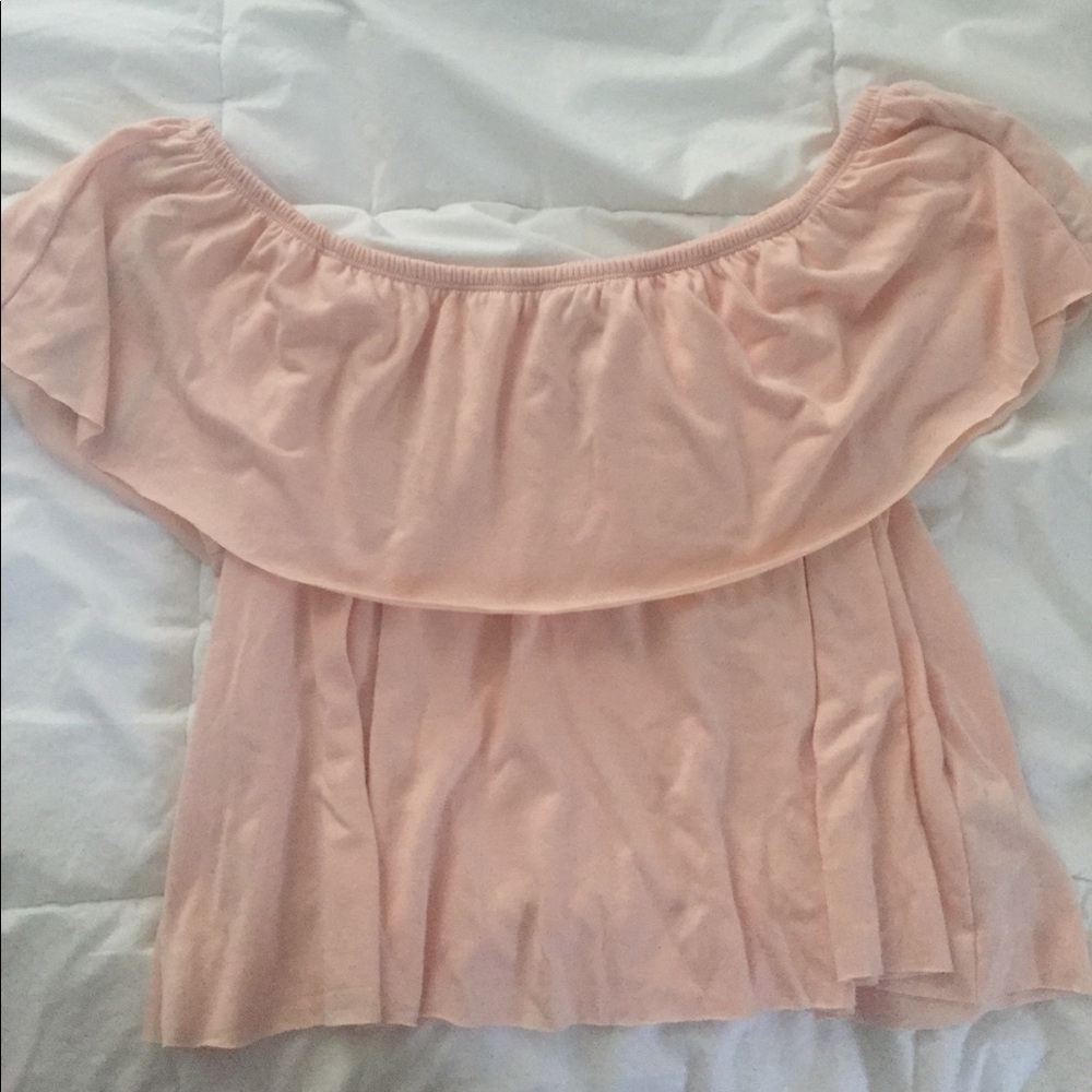 Off the shoulder crop top