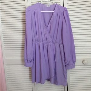 Lavender long sleeve dress