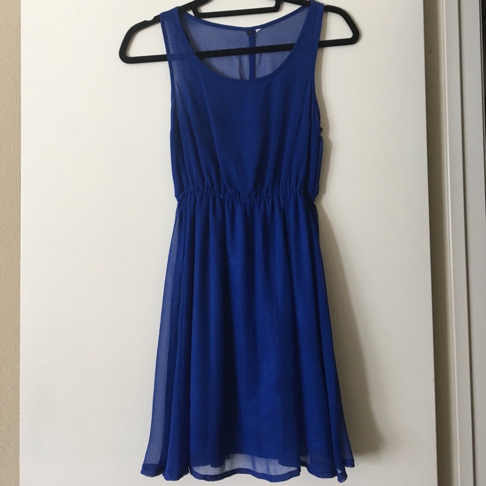 Lush Royal Blue Dress
