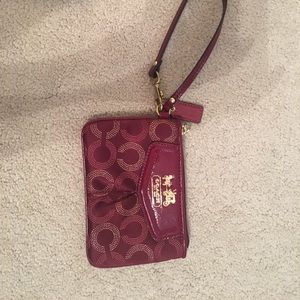 Coach wristlet