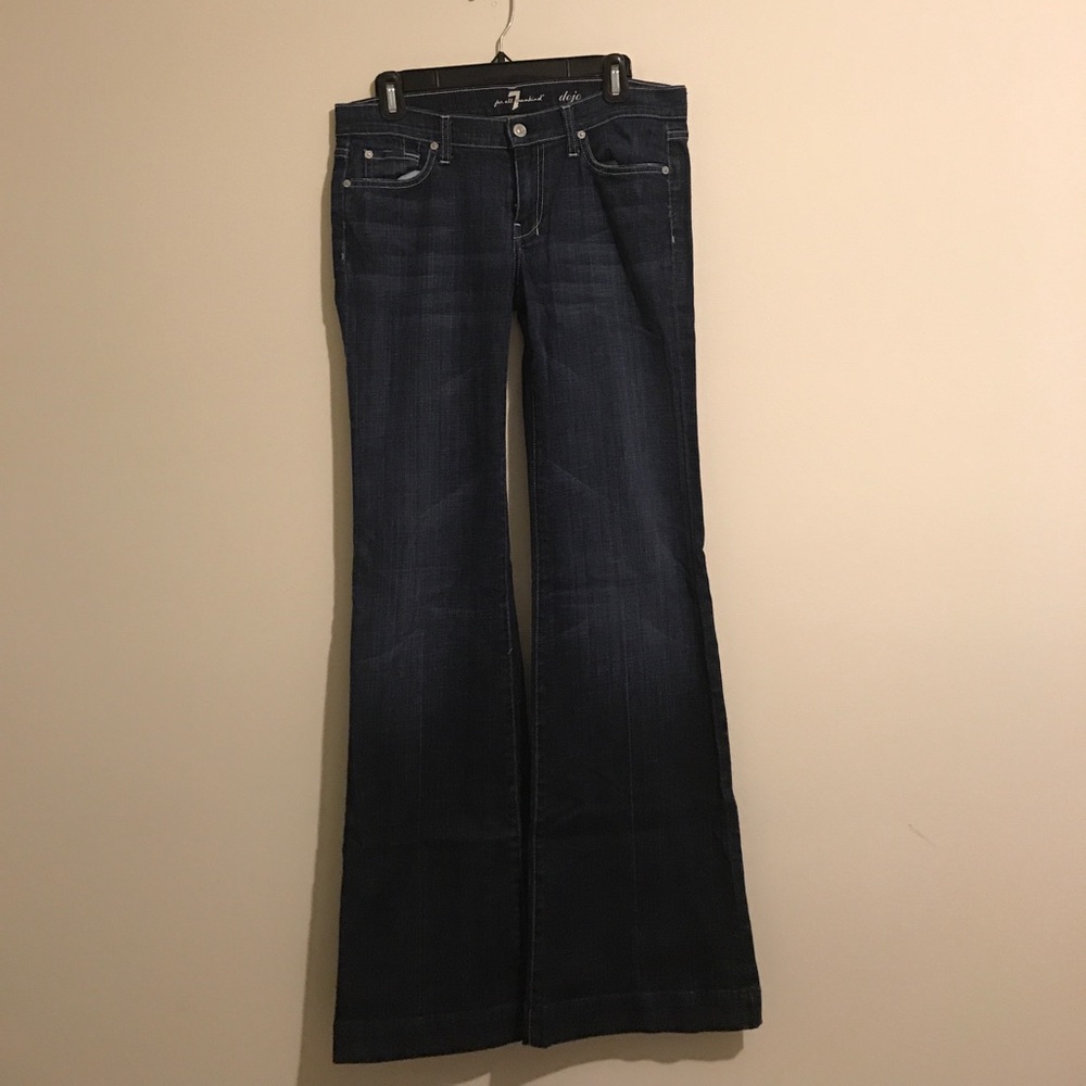 7 For All Mankind Dojo Flares Size 27