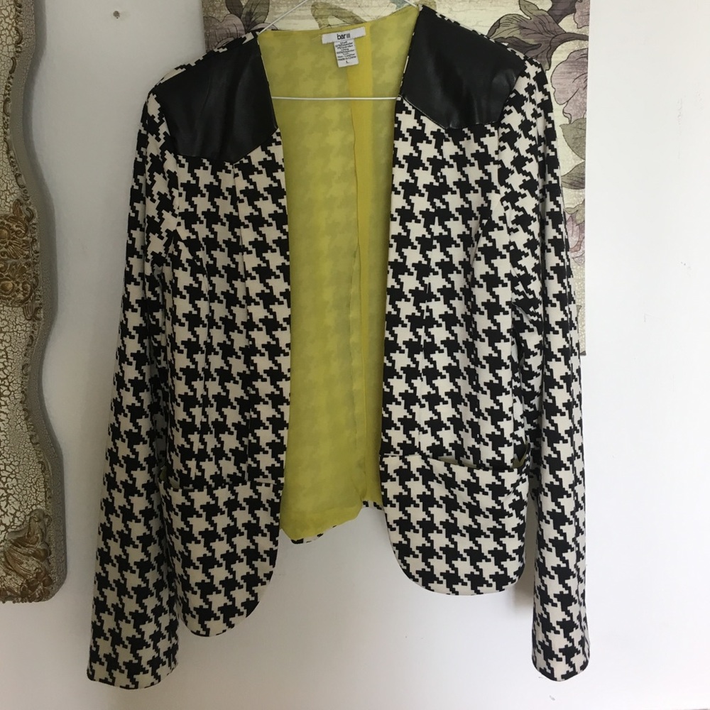 Cute houndstooth jacket