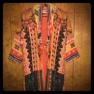 Soft Surroundings beaded full length duster!!