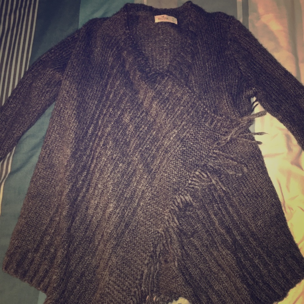 Grey Hollister cardigan