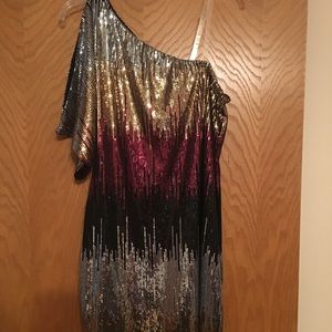 HOT sequined cocktail dress