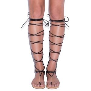 Sierrah wrap up sandals NEW