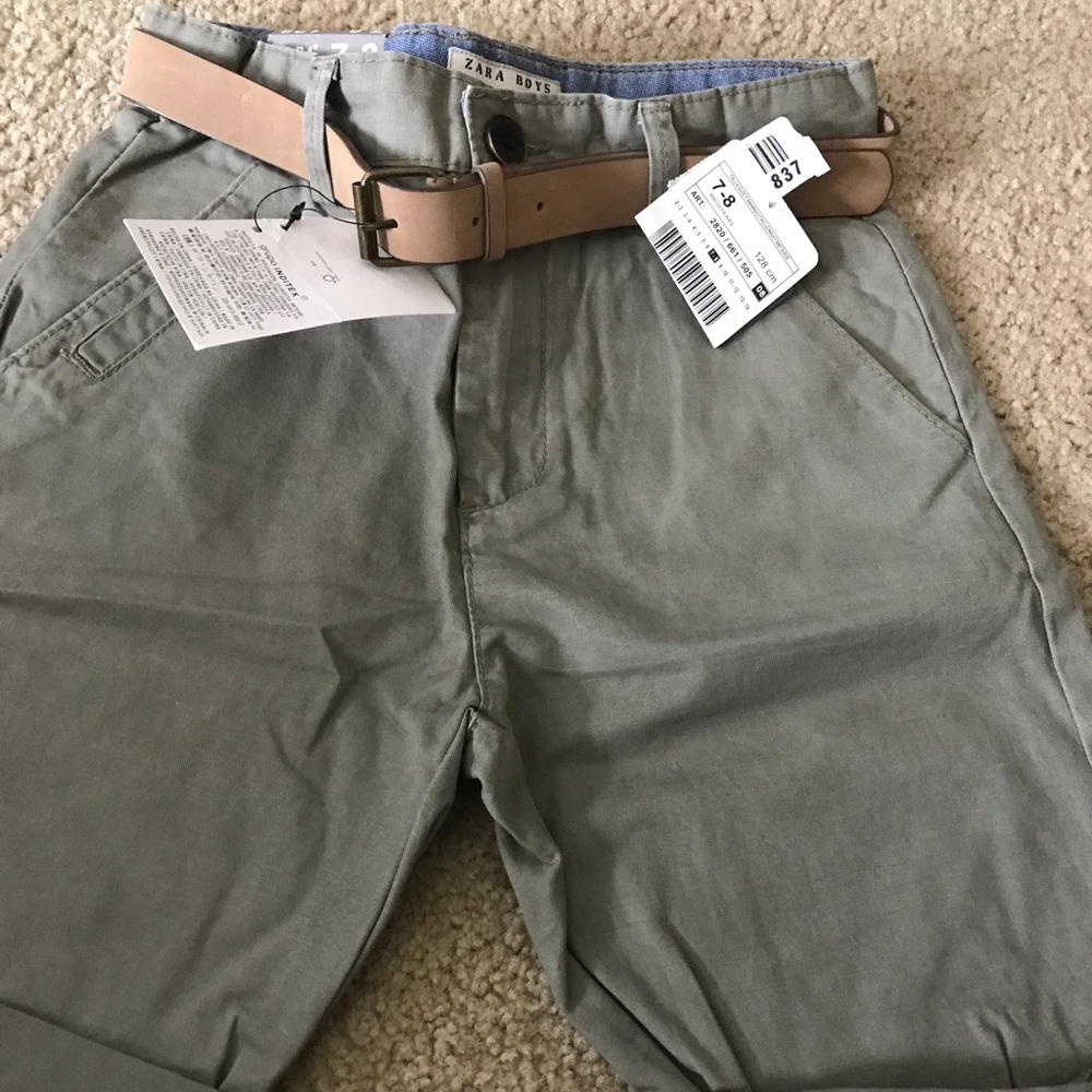 Zara Boys Khaki Shorts