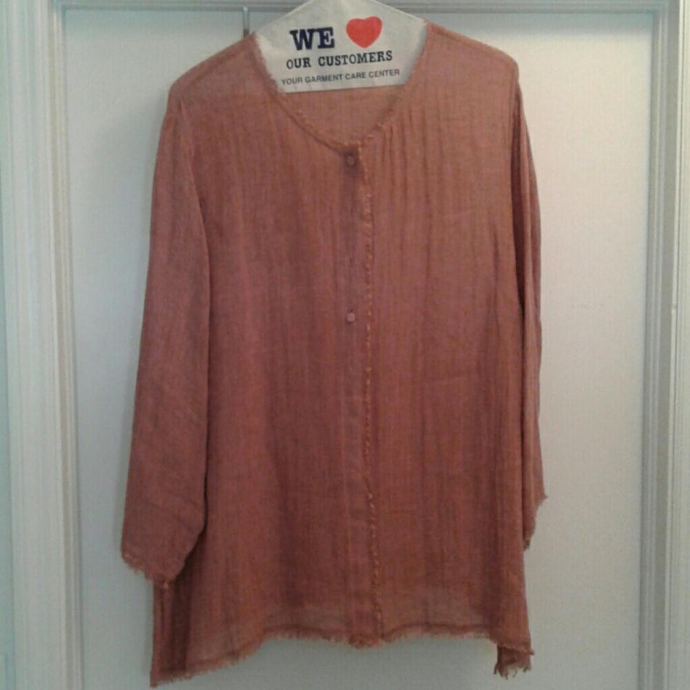 Button down blouse Italian fabric