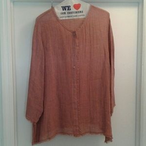 Button down blouse Italian fabric