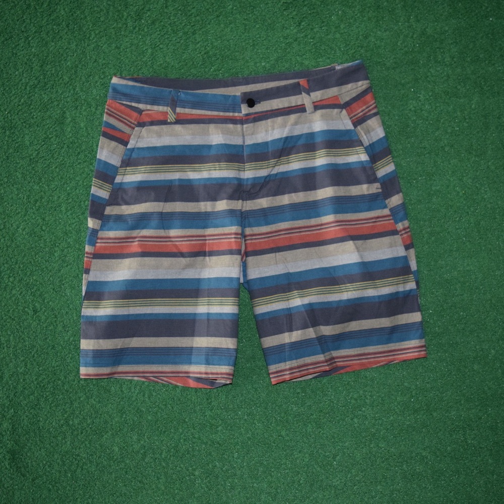 Lululemon Men's Striped Shorts 36 Waist