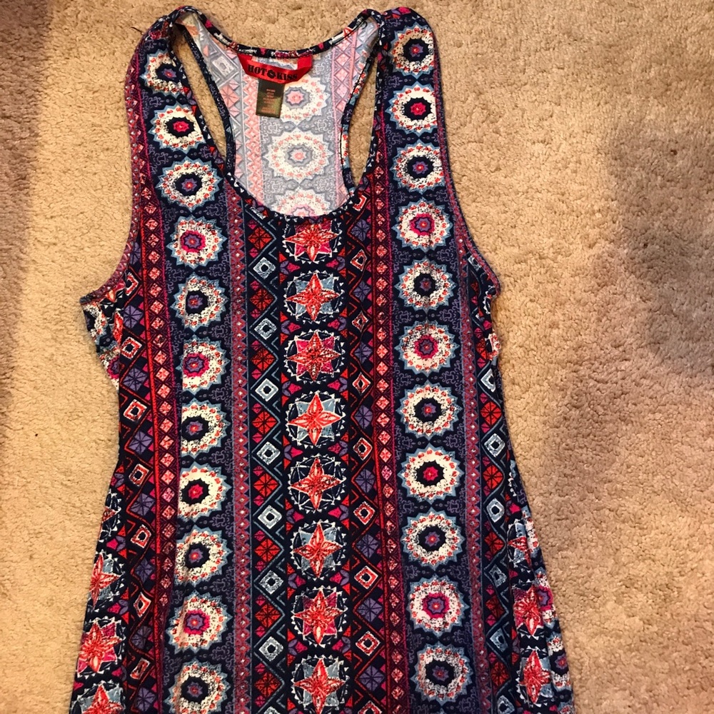 Printed maxi dress