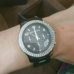 Michael Kors Ceramic + Crystal Women's Watch