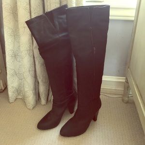 Over the knee high boots