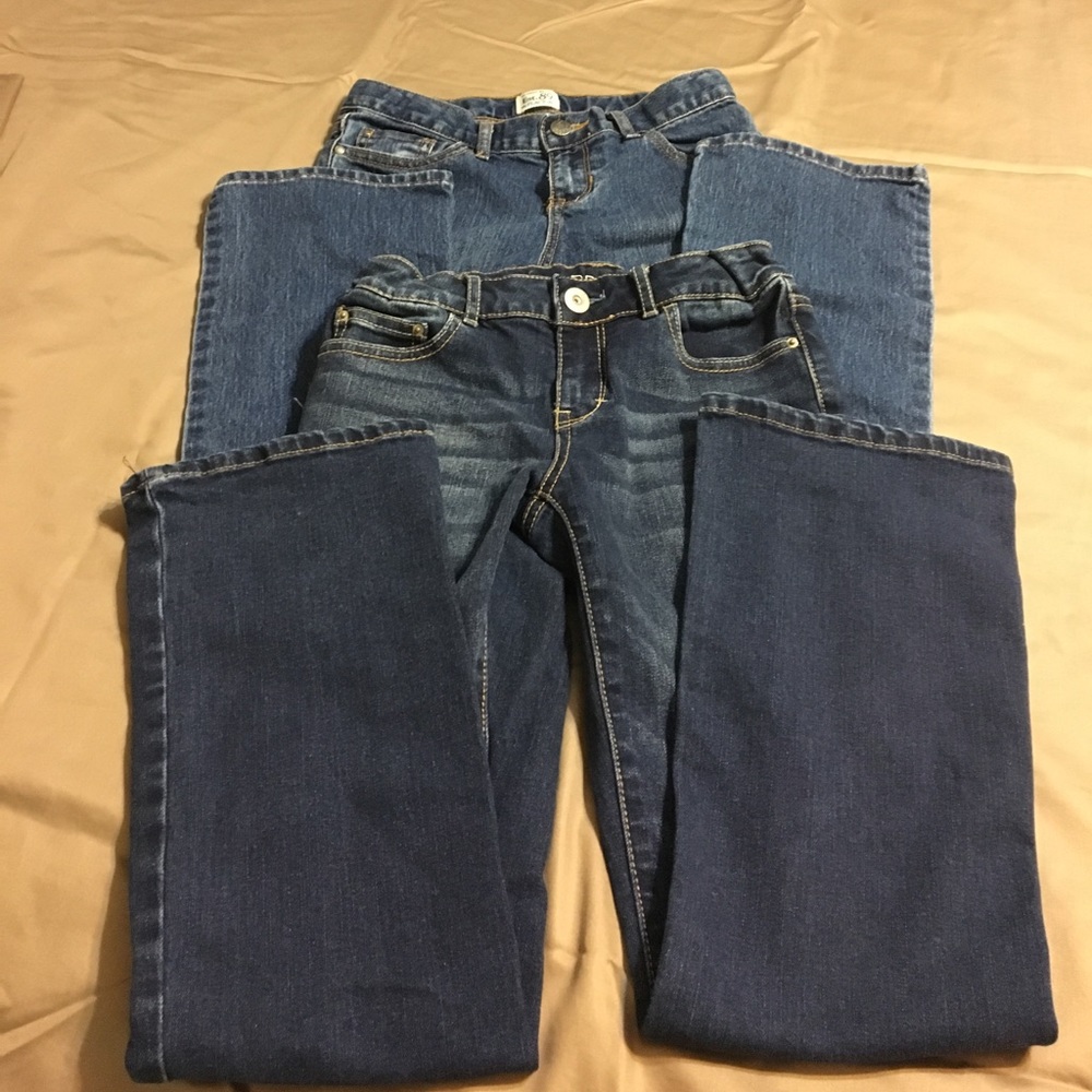 Girls boot cut jeans.  Size 10.  Like new.