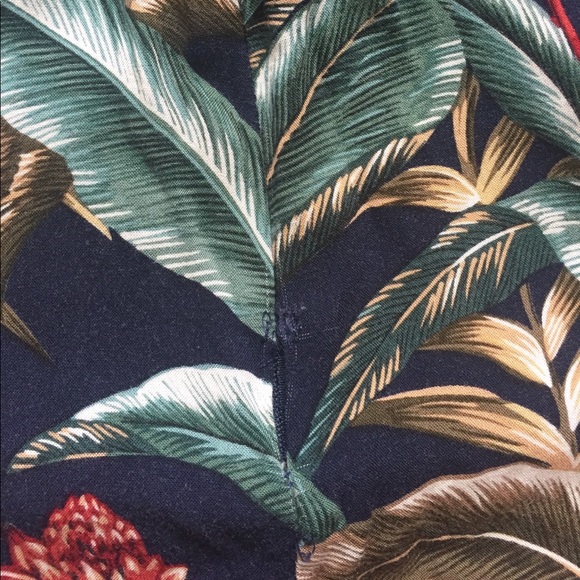 Forever 21 Tropical print dress w back zipper up - Picture 3 of 3