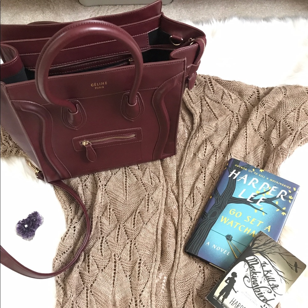 Beautiful Burgundy Brown Celine Bag