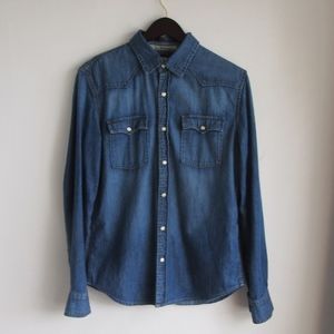 DONATING SOON! Levi's Long Sleeve Blue Denim Shirt