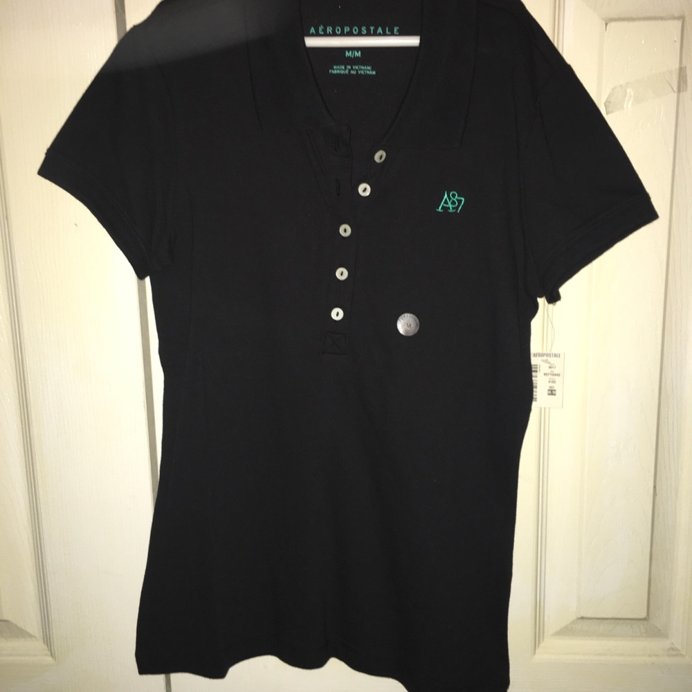 Black Aero Polo