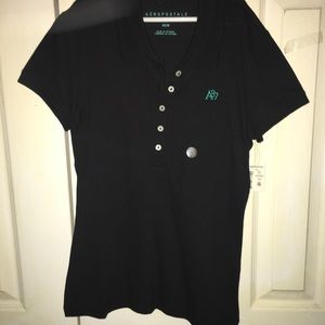 Black Aero Polo