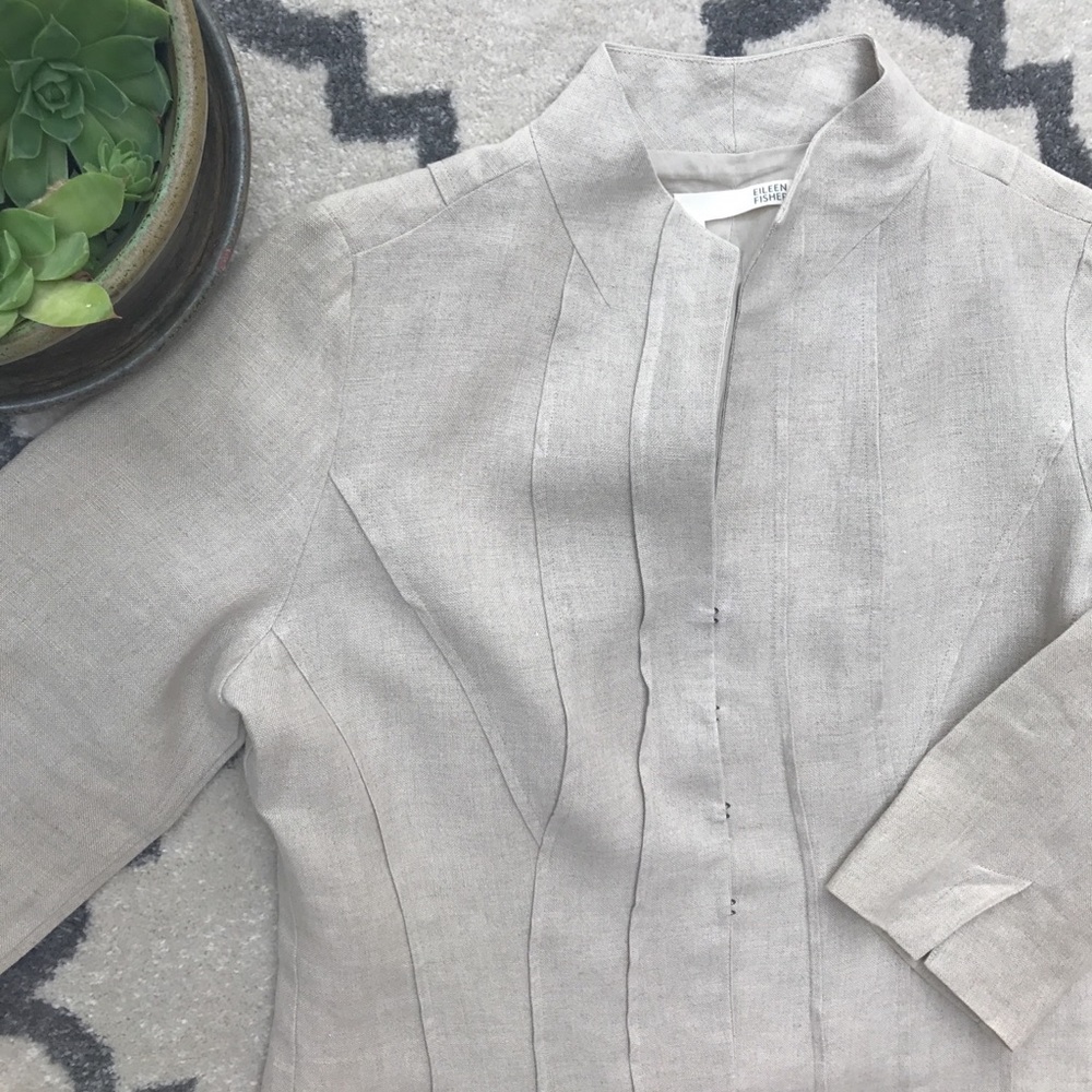 Eileen Fisher linen Jacket