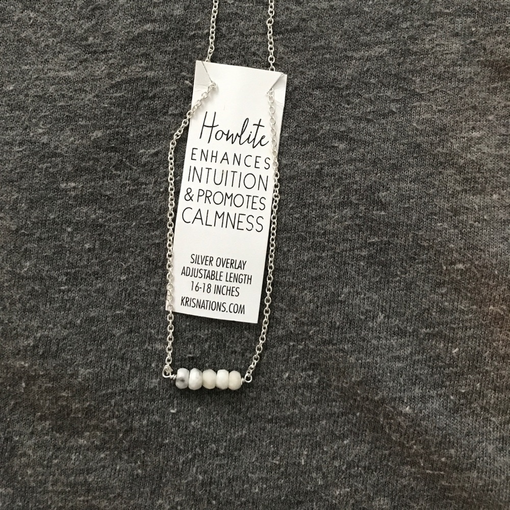 Kris Nation mystic bar necklace.