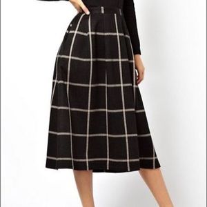 Asos Checkered midi skirt US size 10