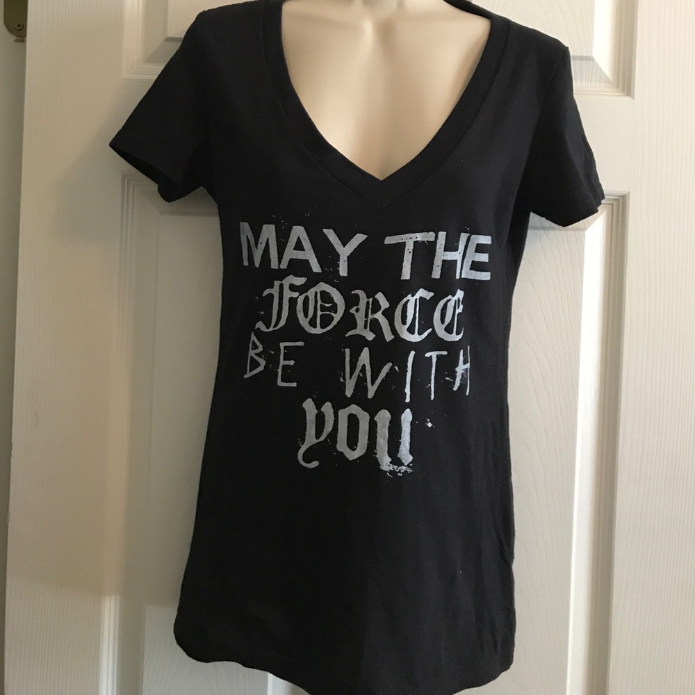 Star Wars May The Force Be With You Fitted Tee