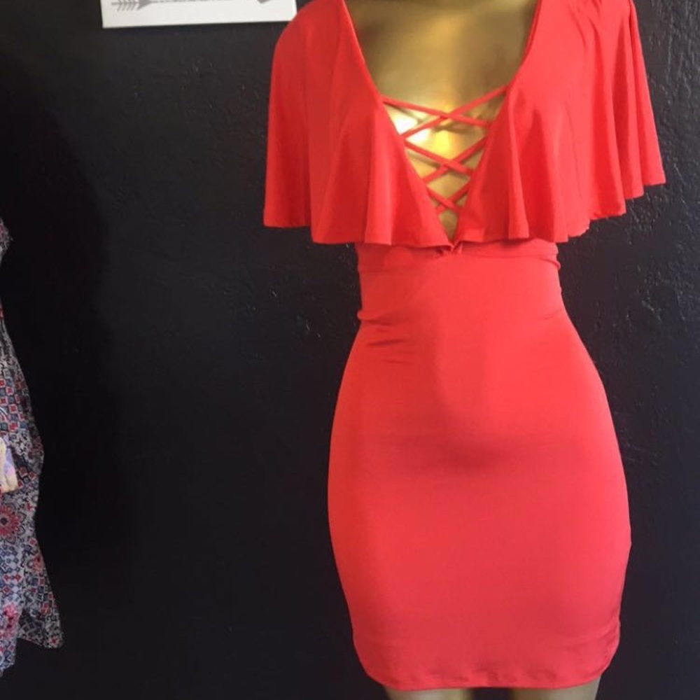 Forever21 dress coral