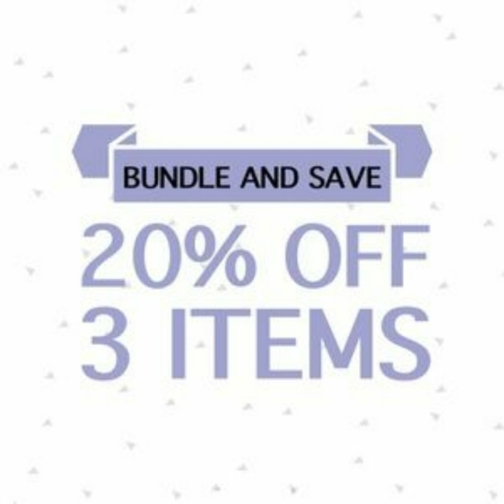 20 % off 3+ bundles today!