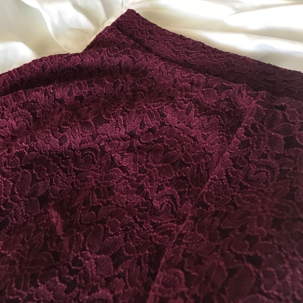 H&M Lace skater skirt