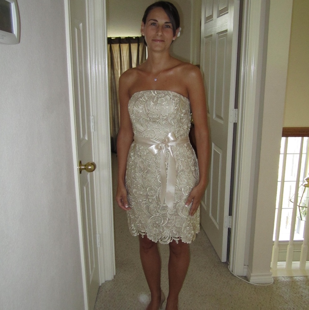 Strapless dress Adrianna Papell