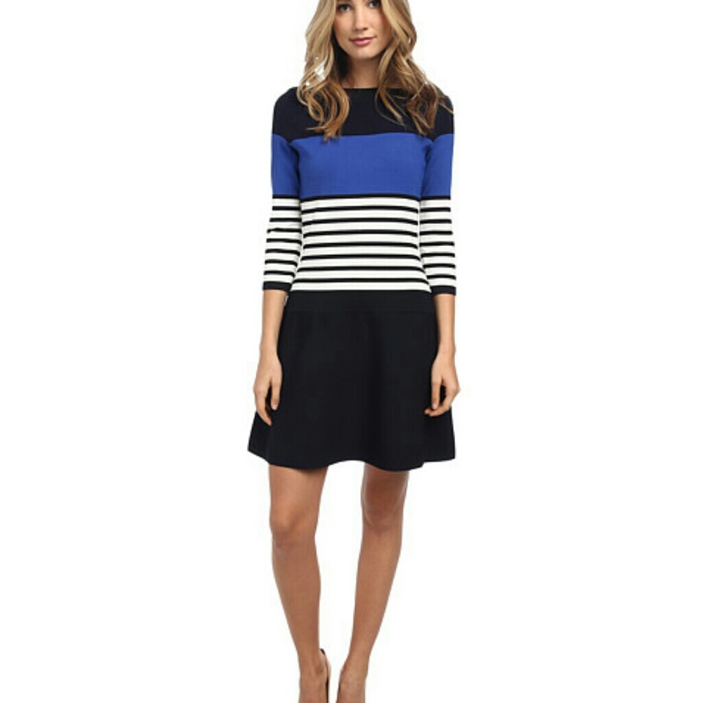 Kate Spade Scuba Dress Stripe Dress