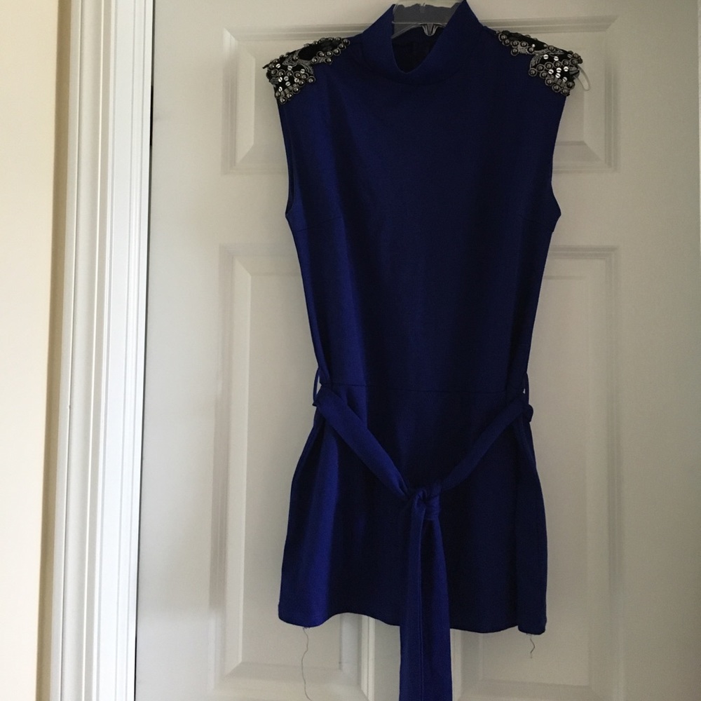 Forever 21 Embellished shoulder Top (Edgy) Chic