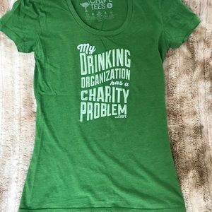 Chive drinking charity tee