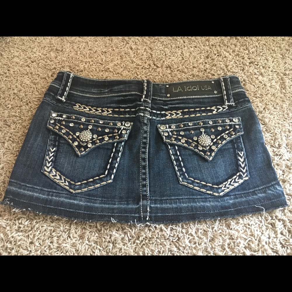 LA Idol. Jean skirt