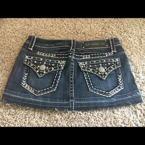 LA Idol. Jean skirt