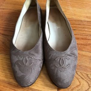 Gorgeous Jacquard CHANEL flats sz 38