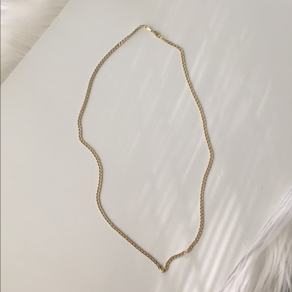 10K Real Yellow Gold Necklace