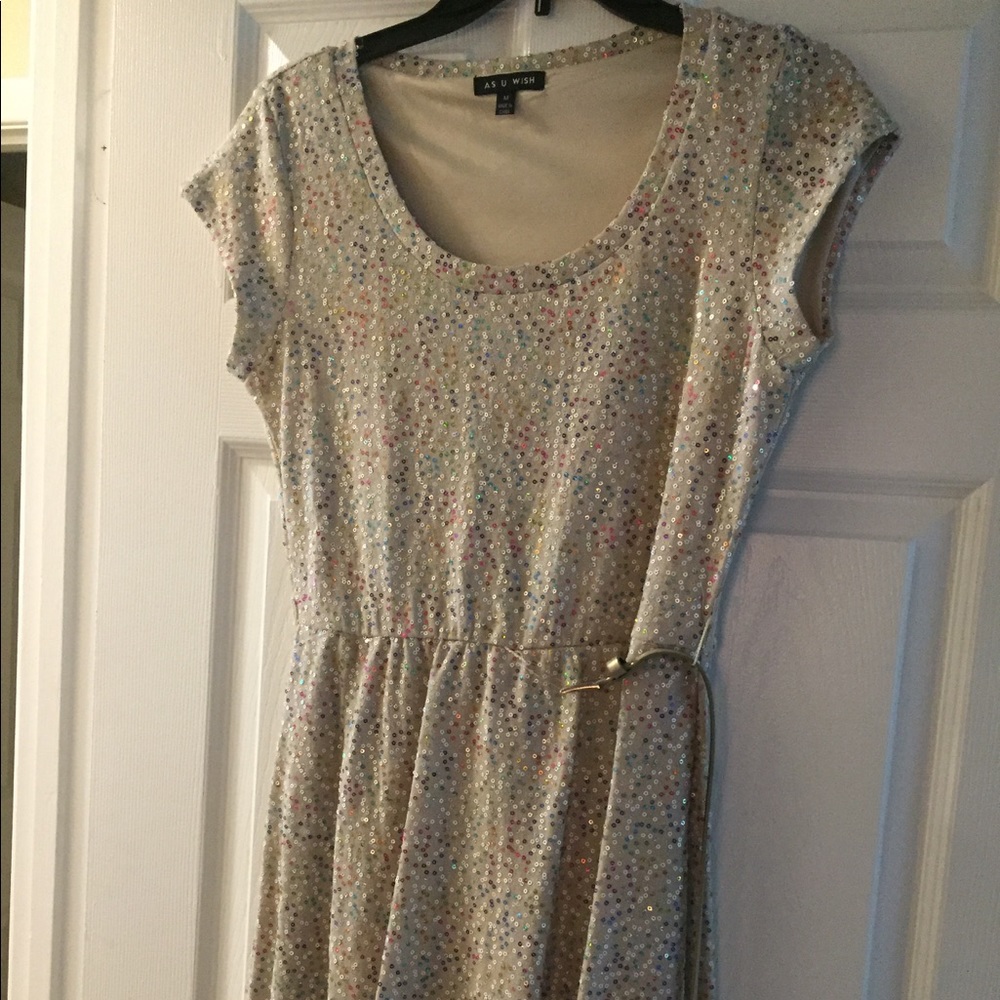 As U Wish Sequin Dress