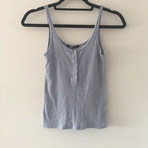 Brandy Melville Periwinkle Henley Tank