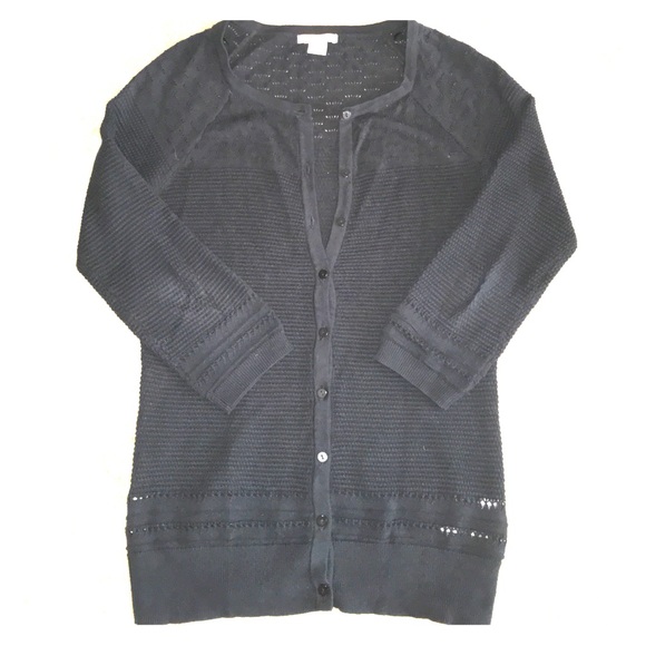 H&M Sweaters - Knit Black Cardigan