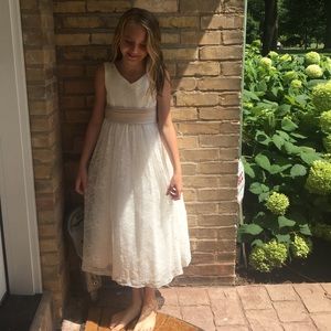 David's bridal flower girl gown