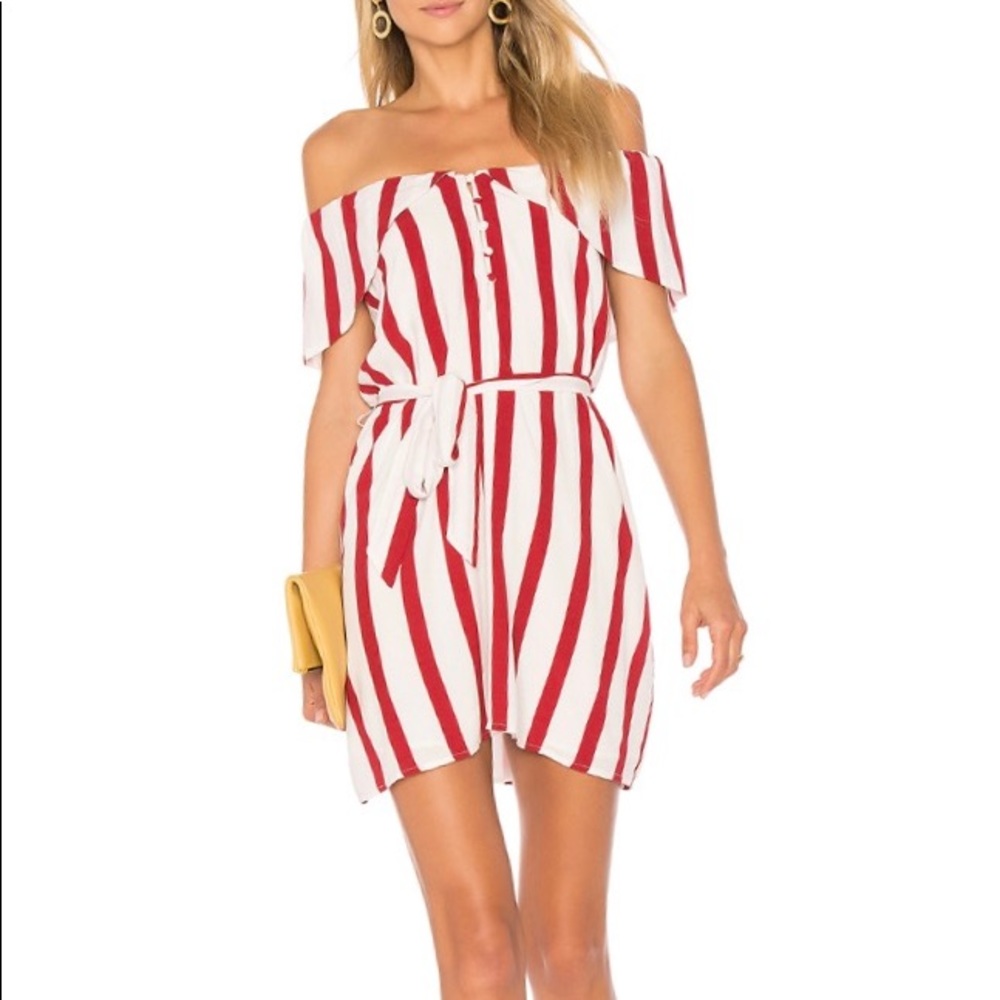 House of Harlow 1960 Lark Dress in Carmine Pirate